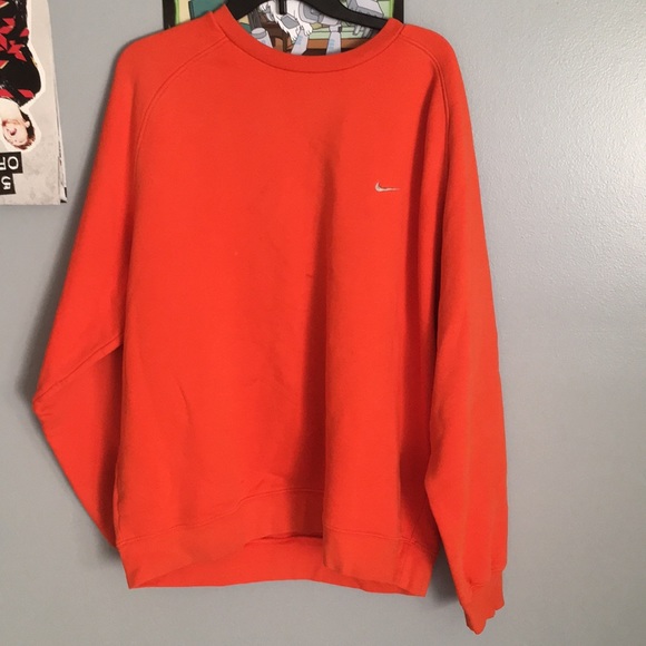 Nike Other - Orange Nike sweatshirt XL